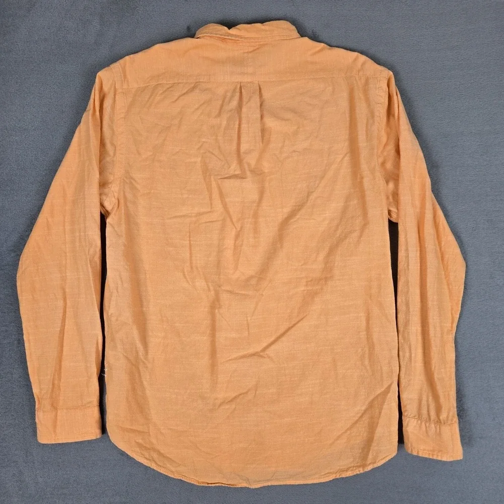 Polo Ralph Lauren Button Down Shirt Mens XL Orange Long Sleeve Flesh Pony Cotton